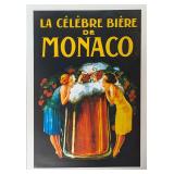 La Celebre Biere de Monaco Reproduction Poster A