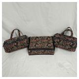Tapestry Travel Luggage Set 3 Pieces with Travelin