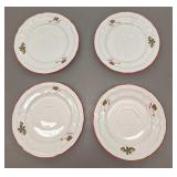 4 Retired Jamestown China Joy Of Christmas Saucers