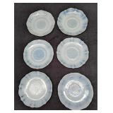 6 MacBeth Evans American Sweetheart Saucers