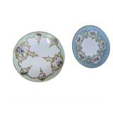 JPL Limoges France Vintage Hand Painted  9" Plates