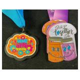 Pair of Virtual Race Medals JB