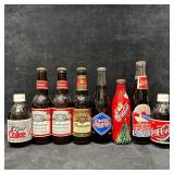 Assorted Vintage Soda and Beer Bottles Coca Cola P