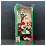 Animated Holiday Creations Scene Santa Claus with
