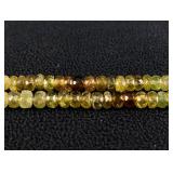 String of Green Garnet Beads