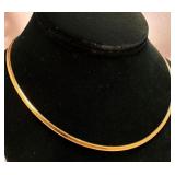 14k Snake Chain Necklace 16"