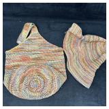 Helen Kaminski Woven Tote Bag and Matching Sun Hat