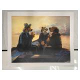 The Wilkers Giclee on Canvas Lonely Dog Ivan Clark