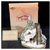 Signed Snow Cottage By David Winter Made & Hand Pa