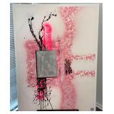 Signed Original Abstract On Canvas "Manic Circus C