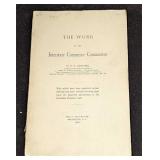 1905 The Work Of The Interstate Commerce Commissio