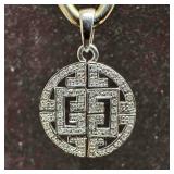 Affinity Diamond Sterling Silver GRP 925 Pendant