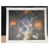 Ivan Clarke Cathedral of Rock Medium Giclee on Can