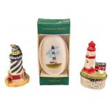 Lighthouse Trinket Box Soap And Ornament
