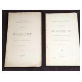 2 Antique Ebenezer J. Hill Speech Booklets S5
