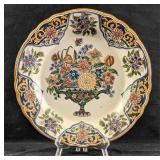 Decorative Painted Plate Floral