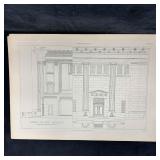 1898 McKim Mead & White Architectural Print Cullum