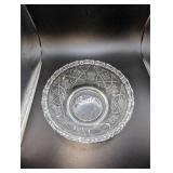 Vintage Malaysian Glass Covered Bowl