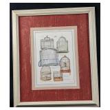 French Birdcage Framed Print By L David B