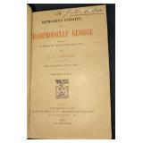 1908 Memoires Inedits Mademoiselle George Hardcove