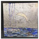 Jon Planas Original Mixed Media Leap Of Faith On C