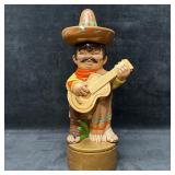 Hand Painted Ceramic Mariachi Musician Figurine wi