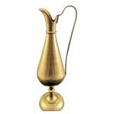 Vintage Brass 14 1/2" Indian Pitcher