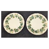 2 Retired Nikko Greenwood Dinner Plates D
