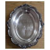 Vintage Silverplated Oval Serving Bowl