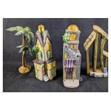 Christmas Middle Eastern Style Houses With Palm Tr