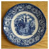 8 Vintage Retired Liberty Blue Saucers