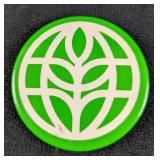 Vintage Disney EPCOT The Land Symbol 2 1/2" Button