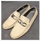 Fendi Italian O-Lock Logo Suede Loafers Mens 9