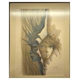 Framed LE Lassus Saint Genies Francis The Shell