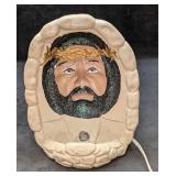 Light Up 3D Black Jesus Display