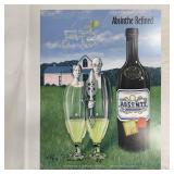 Absinthe Ad Poster Homage A Grant Wood By John Pac