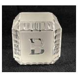 Crystal Building Block "Baby" Lead Crystal Block