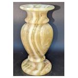 Vintage Light Green Onyx 6" Marble Vase