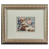 JB Framed Drew Strouble Nitnoy Cat Print