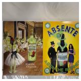 Absinthe Refined Ad Poster Homage A Degas By John