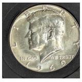 Authenticated Brilliant Uncirculated Kennedy Half