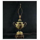 Antique Ornate Victorian Hand Painted Ceramic & Br