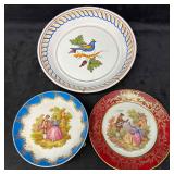 Collection of Three Ceramic French Plates