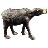 Vintage Large Water Buffalo Woodcarving