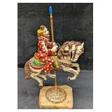 Vintage Large Ron Lee Catch The Brass Ring Clown C