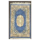 Vintage Hand Woven Wool Chindia Rug Wool Rug