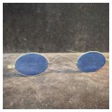 Cobalt Blue Civil War Era Relic Glasses Spectacles