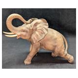 Andrea By Sadek Large Ceramic Trunk Up Elephant