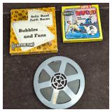 Vintage Movie Film Bubbles And Fans Seein