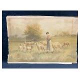 "Herding The Flock" Print By Francis Wheaton